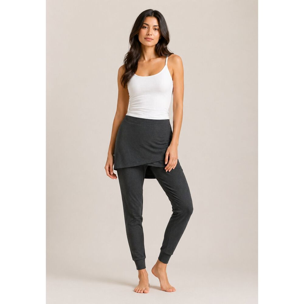 Cabi Skirted Leggings Gray Modest S